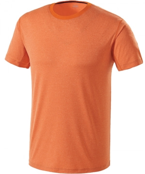 MT-901 멜란지 냉감 라운드 티셔츠(오렌지)